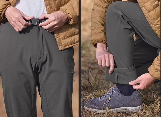 【秒杀价已调 直接拍】mb 男士加绒 弹力户外防寒 保暖舒适弹力长裤 冬季新款 商品图2