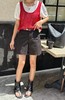 D53043#天丝凉感显瘦短裤 商品缩略图0