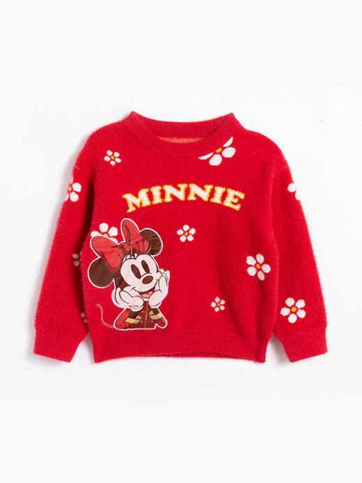 迪士尼可爱米妮软糯针织套头上衣224DS0717 商品图3