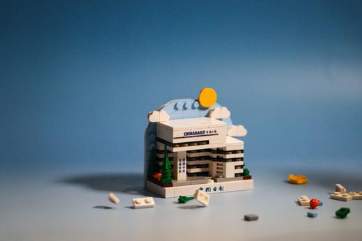 中国日报大楼积木冰箱贴 商品图3