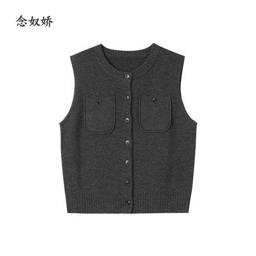 【商场同款】CNI5B66 “ 叠穿马甲 ” 纯羊毛智性灰马甲 诠释职场穿搭”的简约美 商品图9