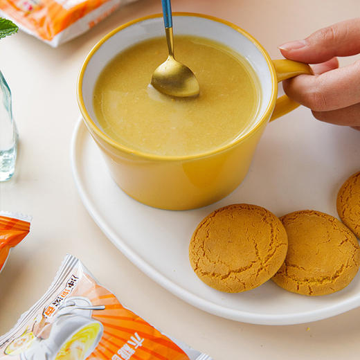 【2盒装】山药玉米冲泡饼干木糖醇糖人粗粮低糖、休闲零食，400克/盒 商品图1