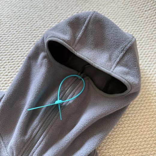 F010908联名款舒适时尚四色连帽半拉链抓绒卫衣男女同款 商品图14