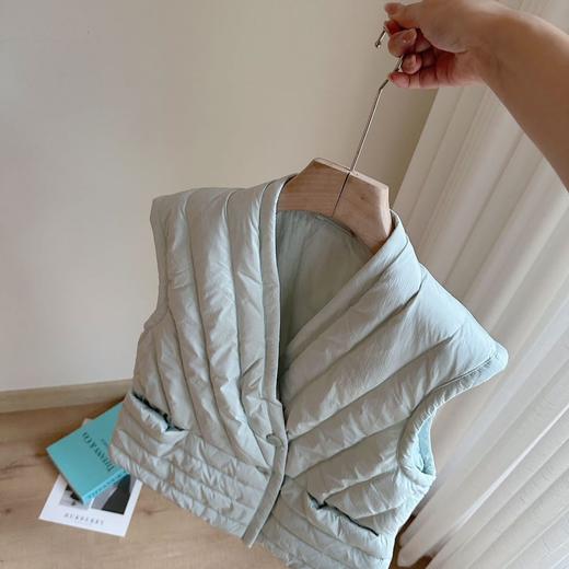【90白鸭绒 羽绒马甲】轻薄简约 羽绒马甲背心 保暖羽绒服内胆 商品图4