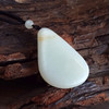 【天然正品】天然新疆籽料细腻一级白油润度佳观音持莲（平安安乐）和田玉吊坠项链53.5*36.5*17.4MM（皆取最大值）290925NJM26 商品缩略图6