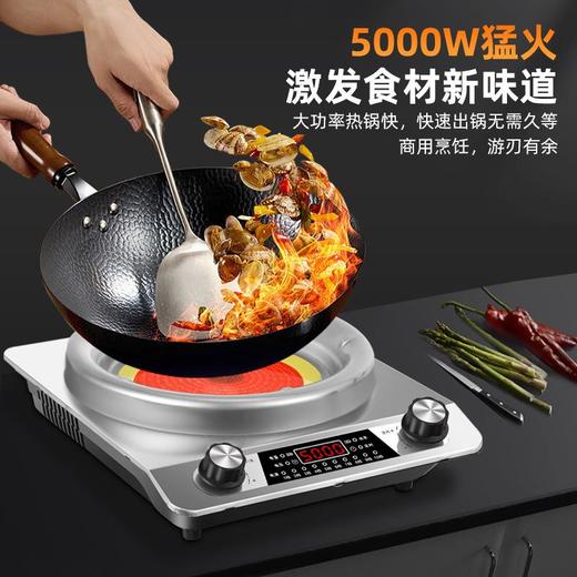 25年新款大功率电磁炉凹面电陶炉家用晶板不挑锅5000W猛火炒 商品图2