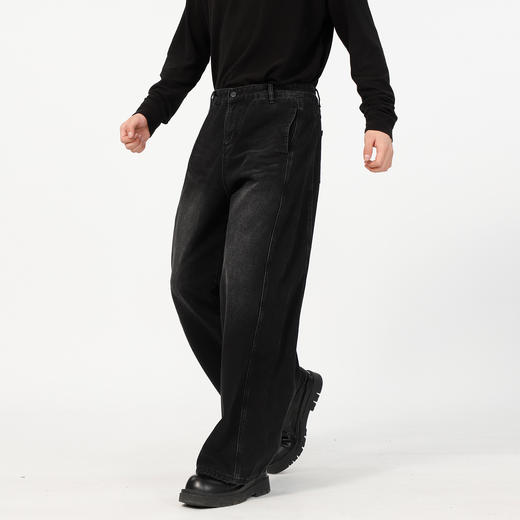 弯刀分割抓毛牛仔-纪念日百货门店同款168144358 商品图2