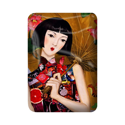 【多件多折】COINQIAN 原创设计油画磁性玻璃冰箱贴 装饰品 纪念品 创意 磁贴 商品图6