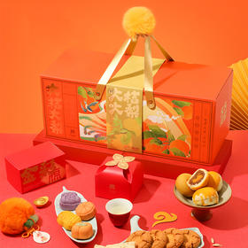 【国风糕点 | 雅觅糕点礼盒系列】精选优质食材，匠心配比制作，多款口味可选，包装精致美观，自享赠礼两相宜