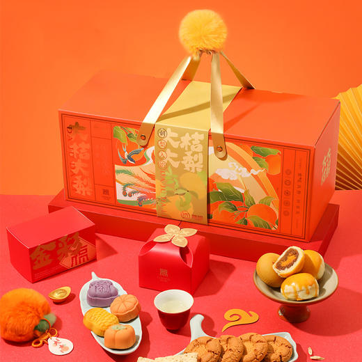 【国风糕点 | 雅觅糕点礼盒系列】精选优质食材，匠心配比制作，多款口味可选，包装精致美观，自享赠礼两相宜 商品图0