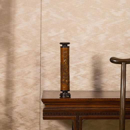 清	竹雕文人雅集香筒 商品图1