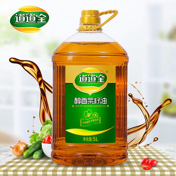 道道全【保真菜籽油】食用油 醇香菜籽油 物理压榨非转基因 5L*1桶 /粮油调味 /食用油 /菜籽油 商品图6