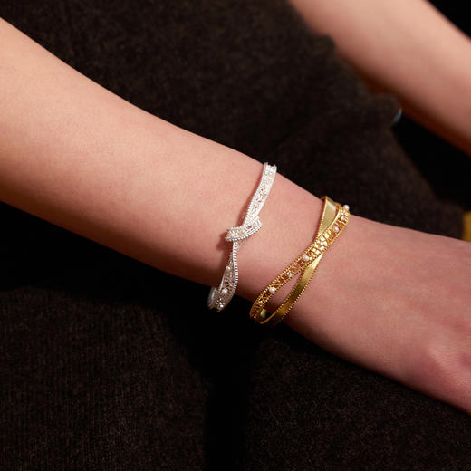 ARSIS｜纯真年代系列 复古飘带手镯 商品图5