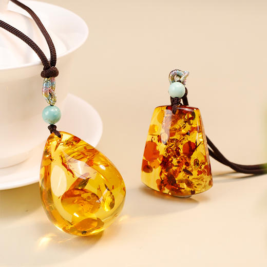 汀青·赤金凝脂缅甸老矿血珀专场 | 新年贵气首饰，色泽浓郁如血，光芒璀璨夺目 商品图1