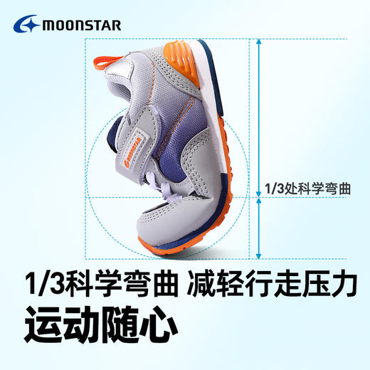 14-20|MOONSTAR月星春新品3-8岁高强机能鞋Hi系列稳步鞋男女童运动鞋 商品图3