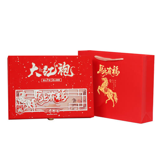 【匠心茶礼❗正宗大红袍高档礼盒】细腻入口回甘无穷，乌龙茶节日长辈岩茶叶，共享佳节好味，下午茶马年新年送礼好物年货礼盒L 商品图4