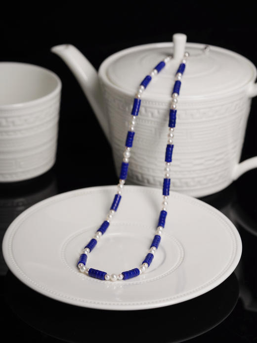 珍珠青金项链 商品图0