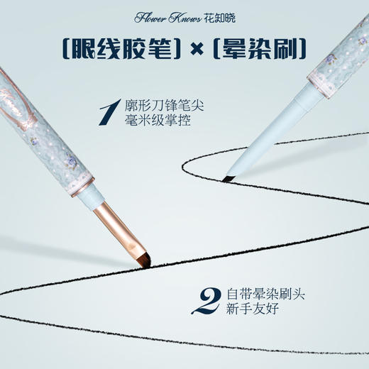 【新品开售】花知晓邦尼花园系列眼线胶笔丝滑晕染 商品图2