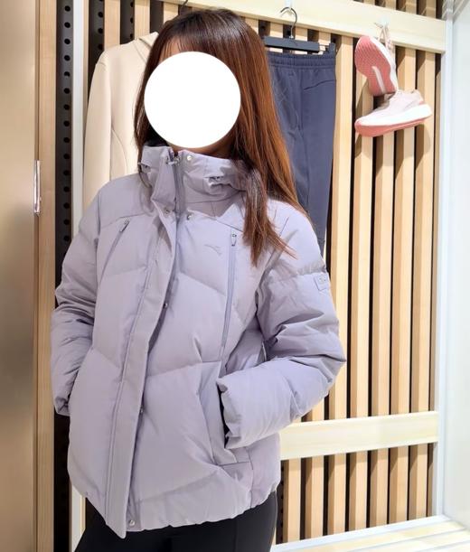 安踏冰甲羽绒服丨防泼水高蓬松保暖外套女冬季鸭绒棉服162547906 商品图7