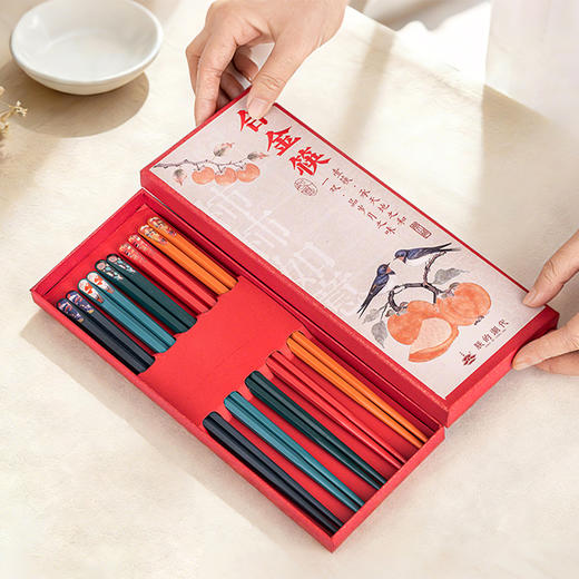 【合金筷 不发霉不变形 】 PET+玻纤合成材料 不吸油污易清洗 商品图3