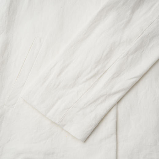 ROMI STUDIO“自我轮廓”斜纹亚麻棉混纺原生砂洗西装外套 24SSW779 商品图4