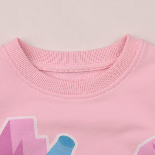 棉果果× LEGO女童春秋卫衣内搭纯棉小线圈圆领套头卫衣L122180226179 商品图1