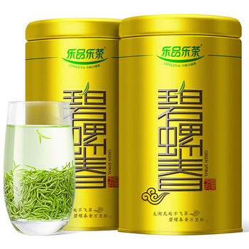 乐品乐茶明前特级碧螺春绿茶2026新茶嫩芽春茶自己喝茶叶礼盒装250g送长辈 /水饮冲调 /茗茶 /绿茶 商品图1