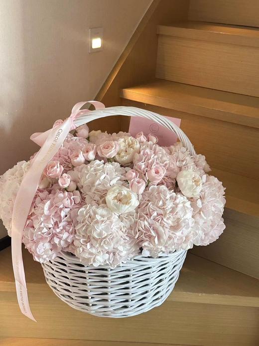 INS风手工编织花篮 /白色花篮/提篮 商品图3