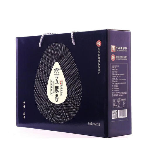 五鹿香 840ml黑芝麻香油210ml*4礼品装JLD047 商品图2