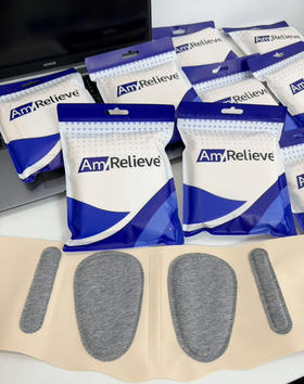 原单正品 AmRelieve护腰超薄隐形护腰！颜色：肤色
尺码：均码（90～140斤）有弹性，可调节