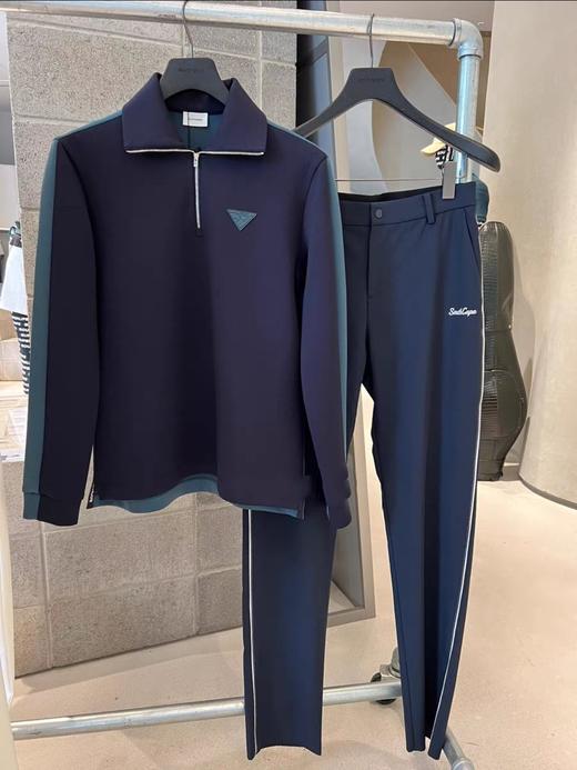 新款男士织带边弹力腰长裤来了！市场高品质❗️非常有型的直筒休闲设计，笔挺有个性, 23年重磅款！面料、辅料都是客供的，厚度适中！ 商品图0