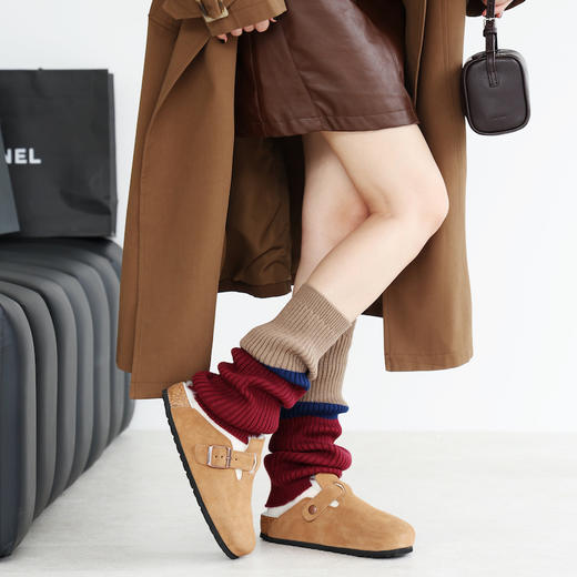  Sacha雪地靴 BTPJ-22047-1加毛半拖博肯 商品图1