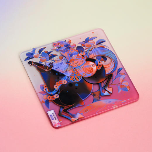 十骏图亚克力杯垫盲盒（10款随机1款） 商品图6