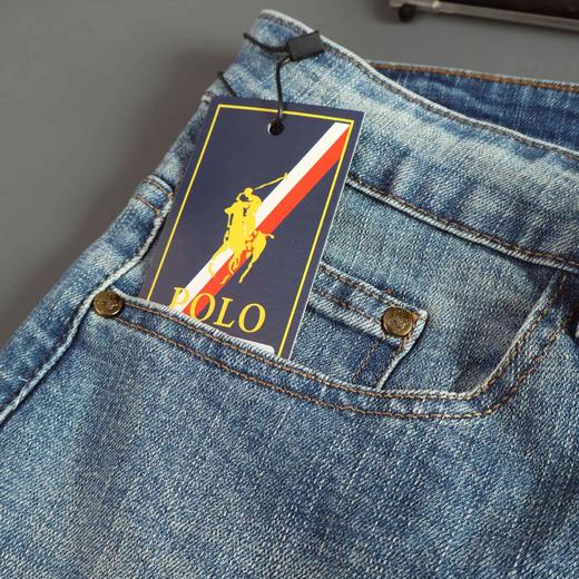 F010912新款男士个性潮派小标刺绣水洗休闲牛仔裤 商品图11