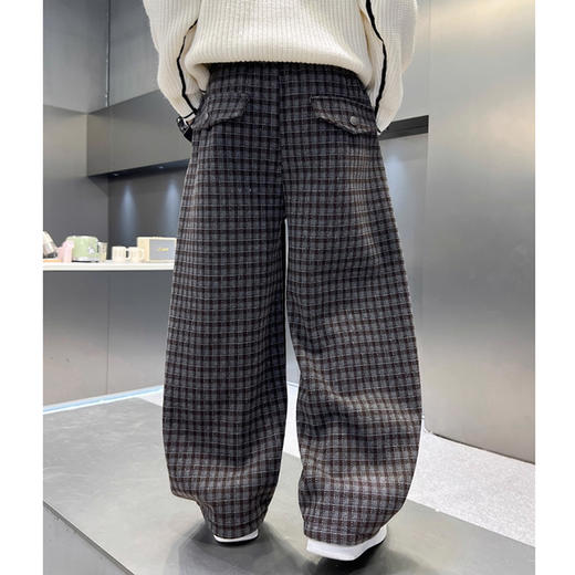 裁缝学苑TQ191加绒加厚阔腿裤纸样儿童可束口长裤子童装服装打板 商品图2