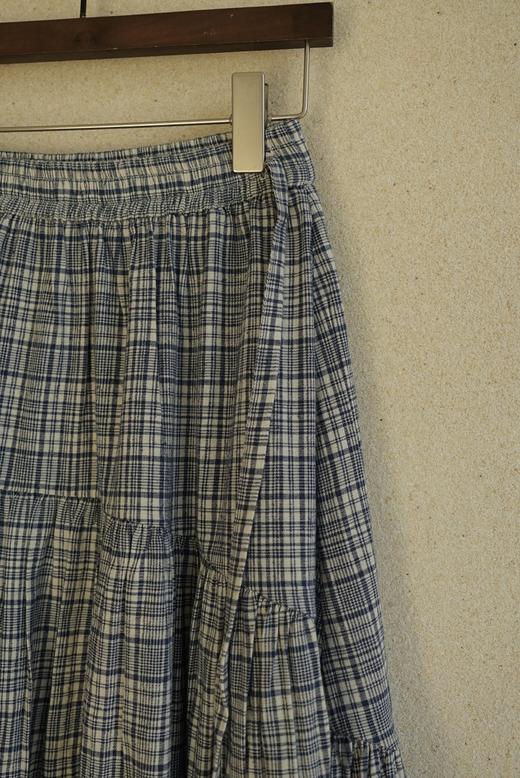 Story mfg蓝格纹半裙 商品图13