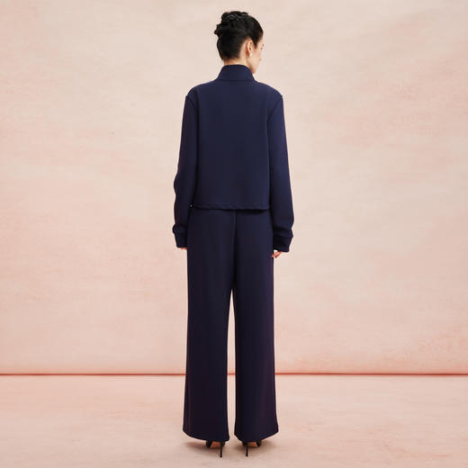 RE101斯尔丽26新款休闲时尚舒适好穿套装拉链上衣+直腿裤套装 商品图8