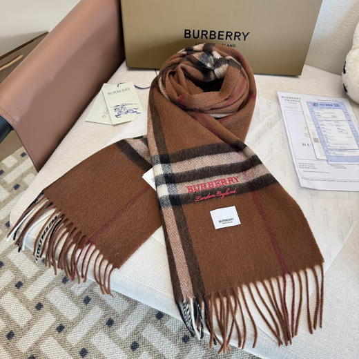 秋冬特惠💰240 巴宝莉男女围巾 经典格纹款 商品图7
