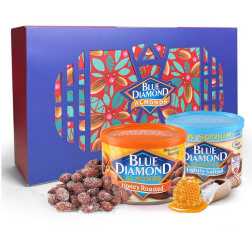 蓝钻石扁桃仁繁花似锦礼盒 商品图0