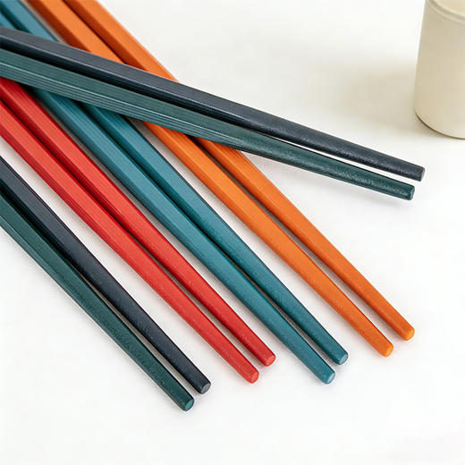 【合金筷 不发霉不变形 】 PET+玻纤合成材料 不吸油污易清洗 商品图4