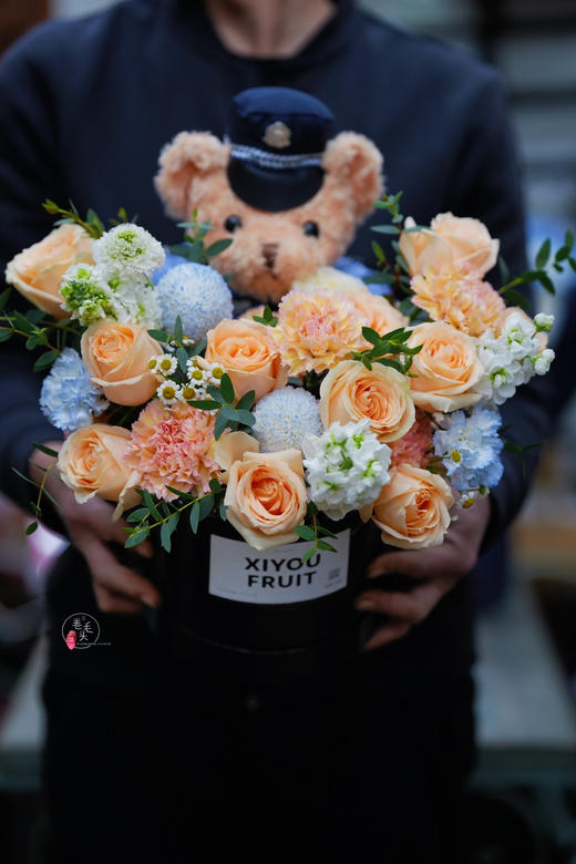 【1月10日警察节】中号警察小熊抱抱桶260（现货 下单即可到店自提） 商品图2