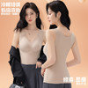 【温暖过冬❗️羊绒蚕丝保暖背心】一件抵保暖衣＋塑形衣＋精油衣+打底衣，免穿内衣，自带文胸垫！蕾丝磨毛亲肤欧若风打底上衣马甲女 商品缩略图3