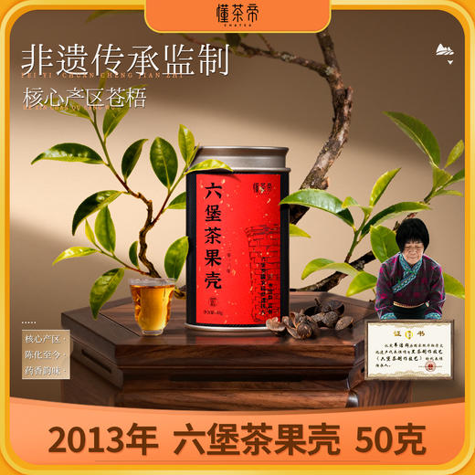 懂茶帝韦洁群六堡茶茶壳 木质香传统工艺老六堡六堡茶2013年茶壳 商品图0