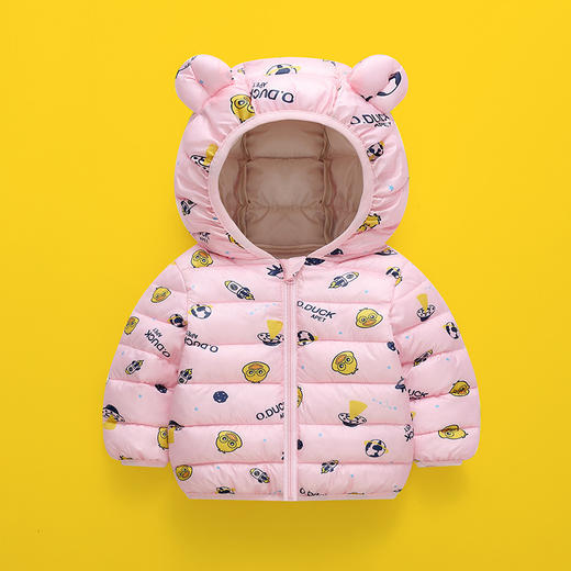 清仓 69.9  棉服  小黄鸭 秋冬棉衣儿童棉服新款男女童连帽棉袄 商品图10