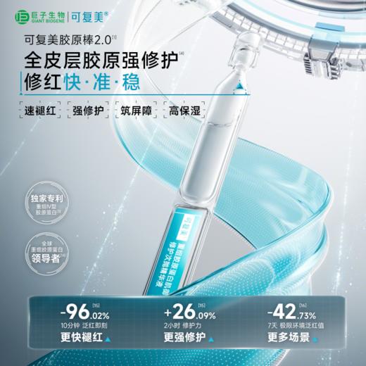 【可复美胶原棒2.0】可复美重组胶原蛋白肌御修护次抛精华液1.5mL×120支/盒 商品图2