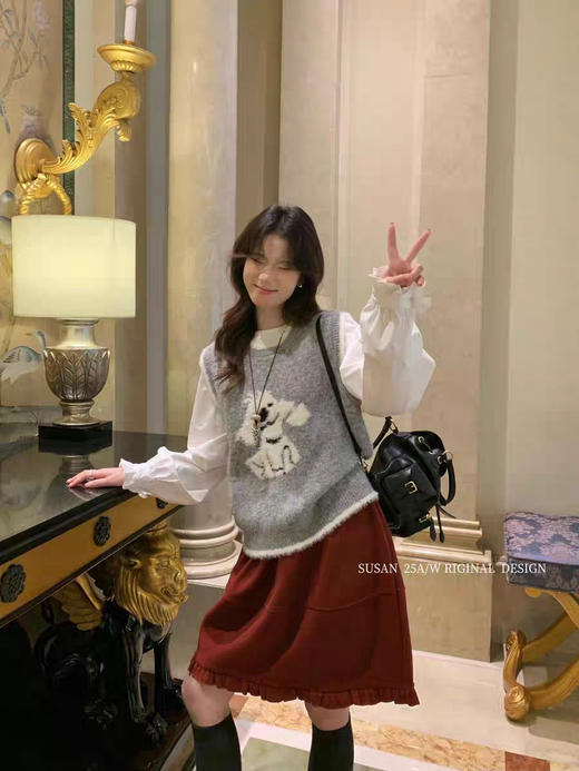 年货小狗水貂马甲 商品图2