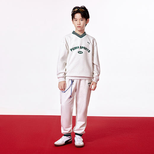 PUMA彪马官方正品 新款儿童男童秋季针织长袖套装学院风休闲 商品图3