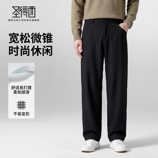 【易打理】圣得西2026年春季新款休闲裤四季通用青年男款通勤长裤 商品图3