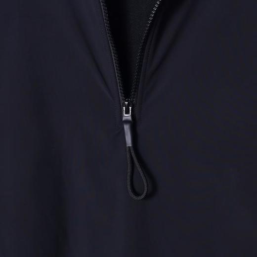 436281秋冬新款男士半拉链高领拼接纯色宽松长袖套头校园风卫衣 商品图3