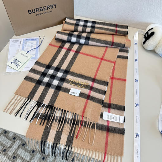 秋冬特惠💰240 巴宝莉男女围巾 经典格纹款 商品图7